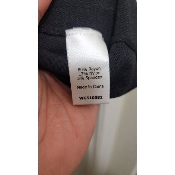 41 Hawthorn Black Long-Sleeve Sweater With Pleated Cuffs & Ribbed Neckline Bell - Picture 8 of 9